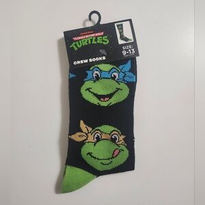 TMNT Mens Novelty Crew Character Socks NWT